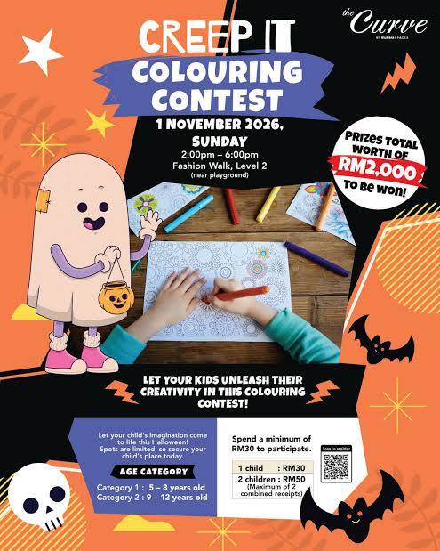 Poster: Creep It Colouring Contest