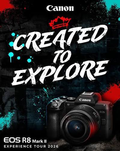 Poster: Canon EOS R8 Mark II Experience Tour