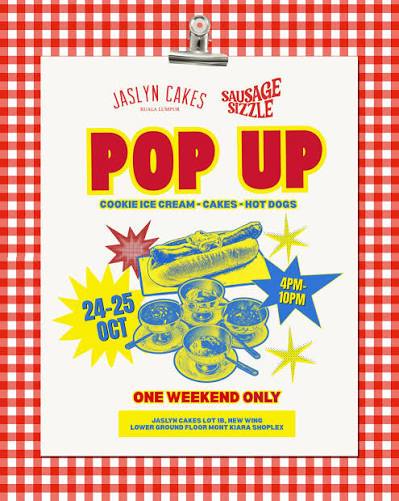 Poster: Jaslyn Cakes x Sausage Sizzle Weekend Pop-up