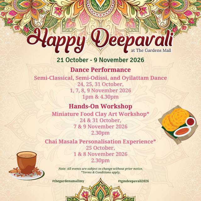 Poster: Deepavali at The Gardens Mall