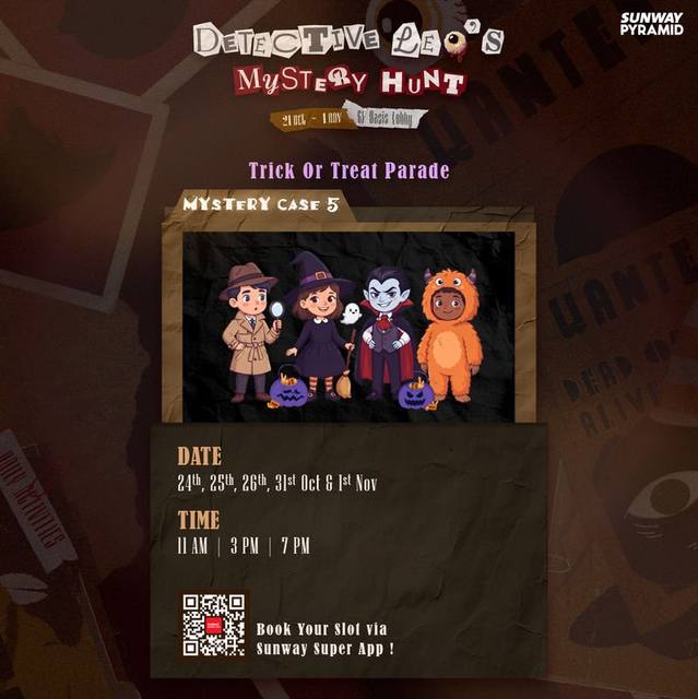 Poster: Leo Cubs Trick or Treat Parade